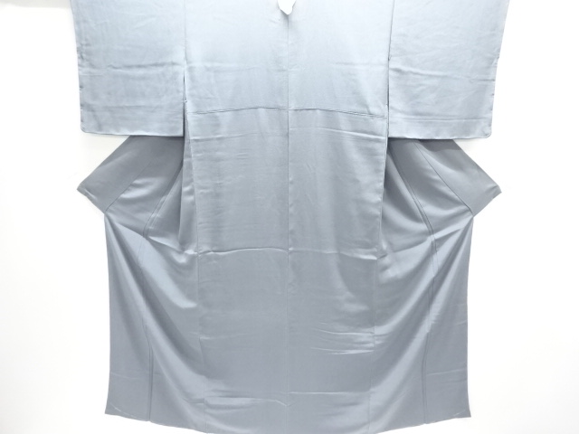 縮緬地一ツ紋色無地着物